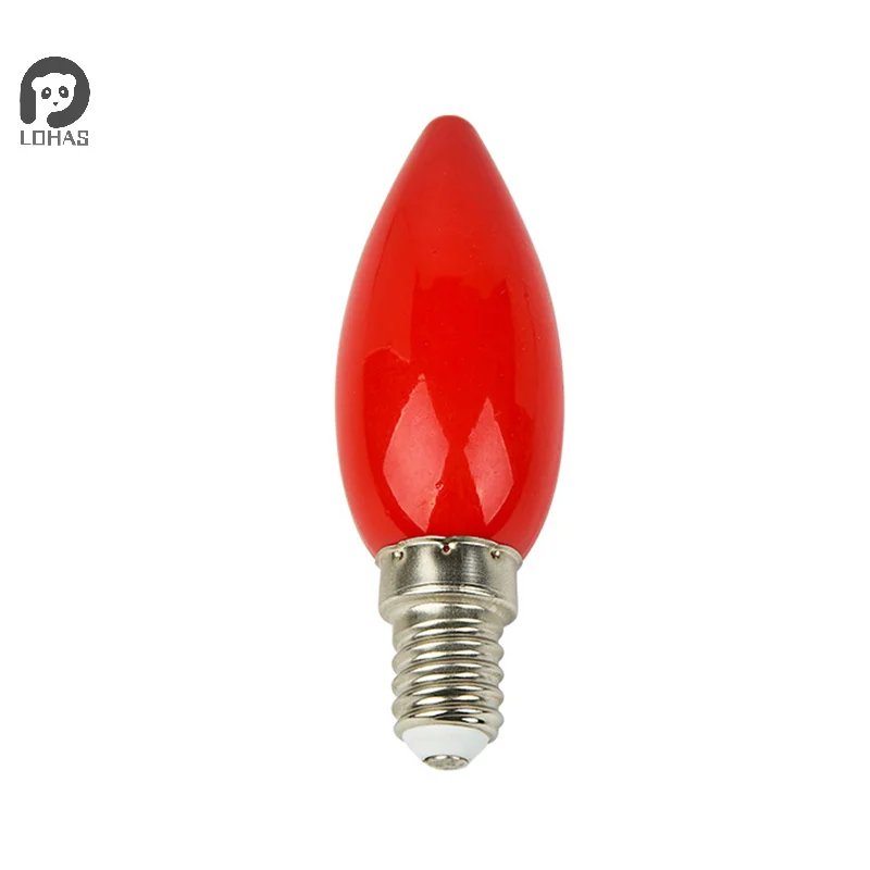 1pc LED Altar birne e12/e14 rote Kerze Buddha Lampe Tempel dekorative Lampe Buddha Perle dekorative Lampe