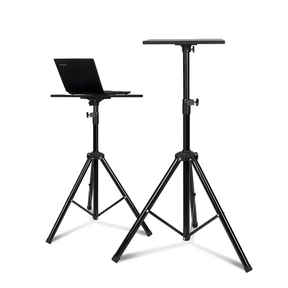 

1.8M Portable Laptop Stand Floor Folding Computer Desk Adjustable Height Stable Tripod Speech Study Table for Bed Sofa Standing