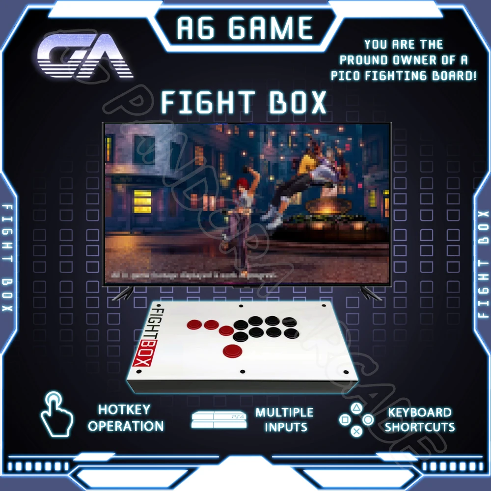 

FightBox F1 Hitbox Style Arcade FightBox Fighting Stick Joystick Game All Buttons Controller hitbox arcade For PS5/PS4/PS3/PC