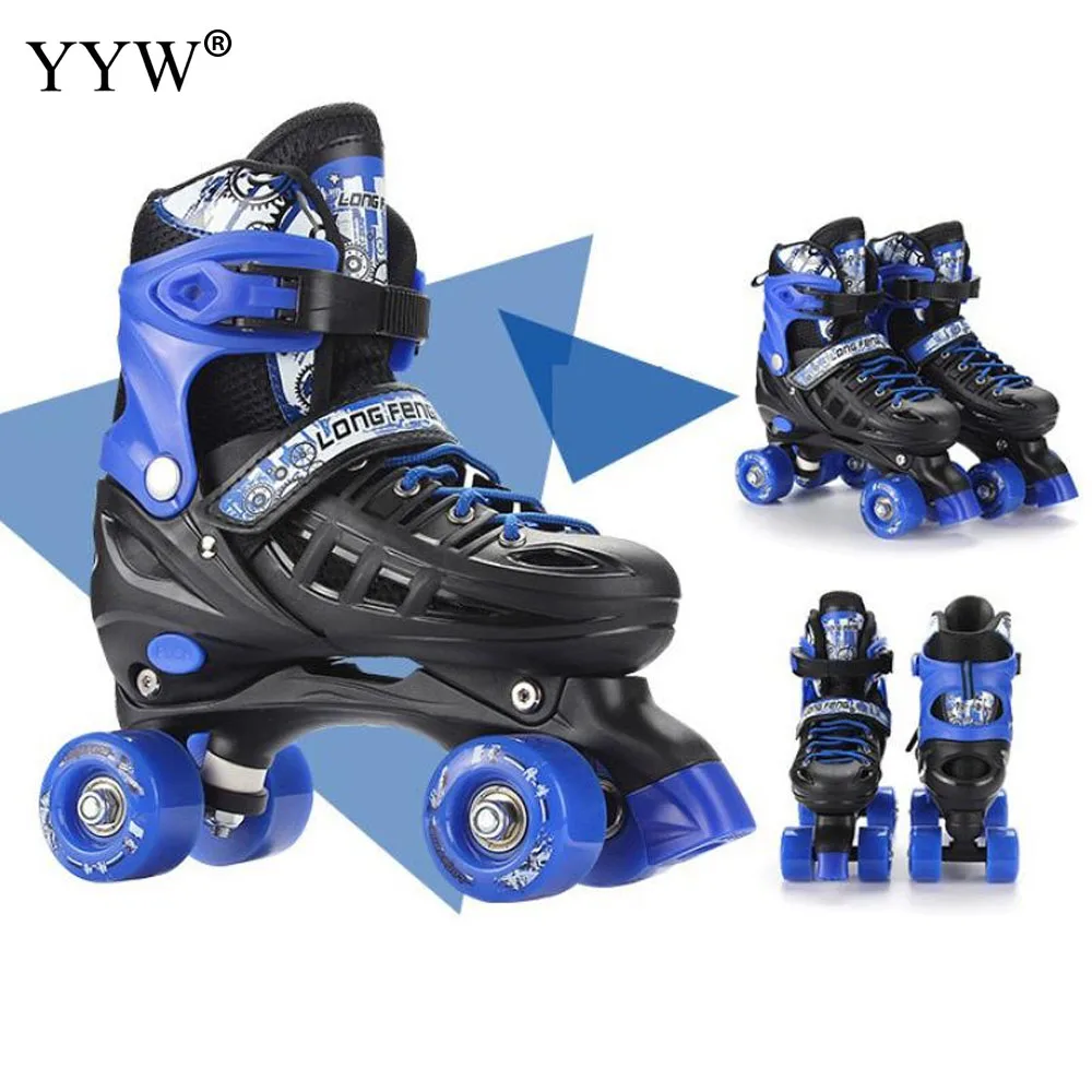 

Kid Roller Skate Shoes Skating 4 Wheels Shoes Skating Roller Sneaker Protecitve Beginner Roller Shoes Child Boy Girl Sport Shoes