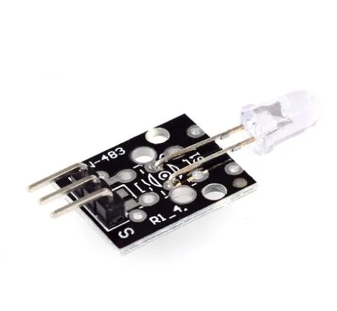 10pcs KY-005 3pin Remote Control Infrared Emission Sensor Module for Arduino Sensor KIT Starter DIY IR Transmitter Tube Module