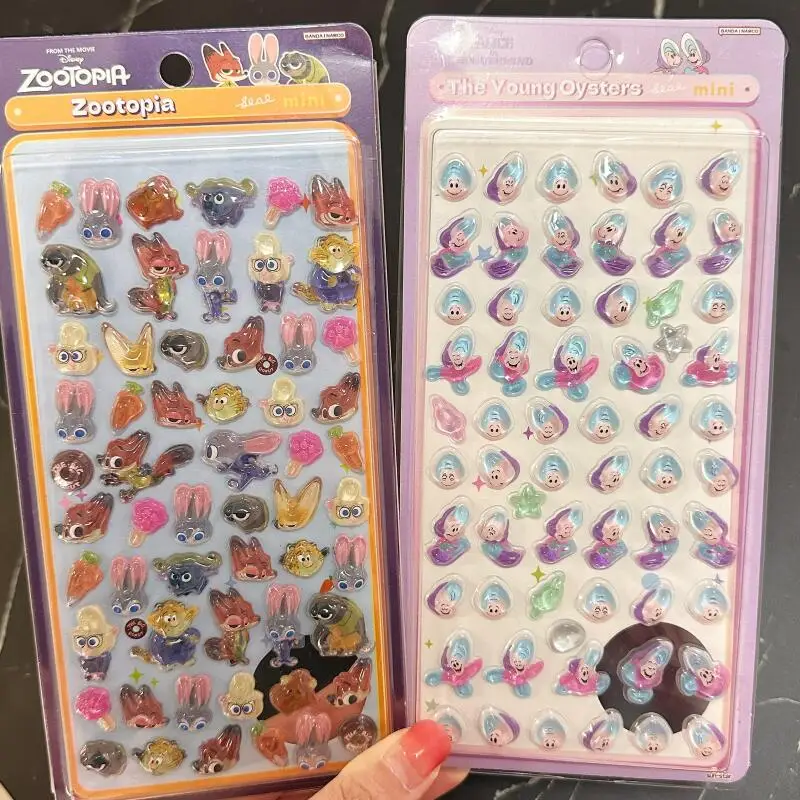 

3D Relief Sticker Stitch Toys with Cardboard Stickers Disney Creative Stickers Alice In Wonderland Cartoon Gifts for Boys Girls