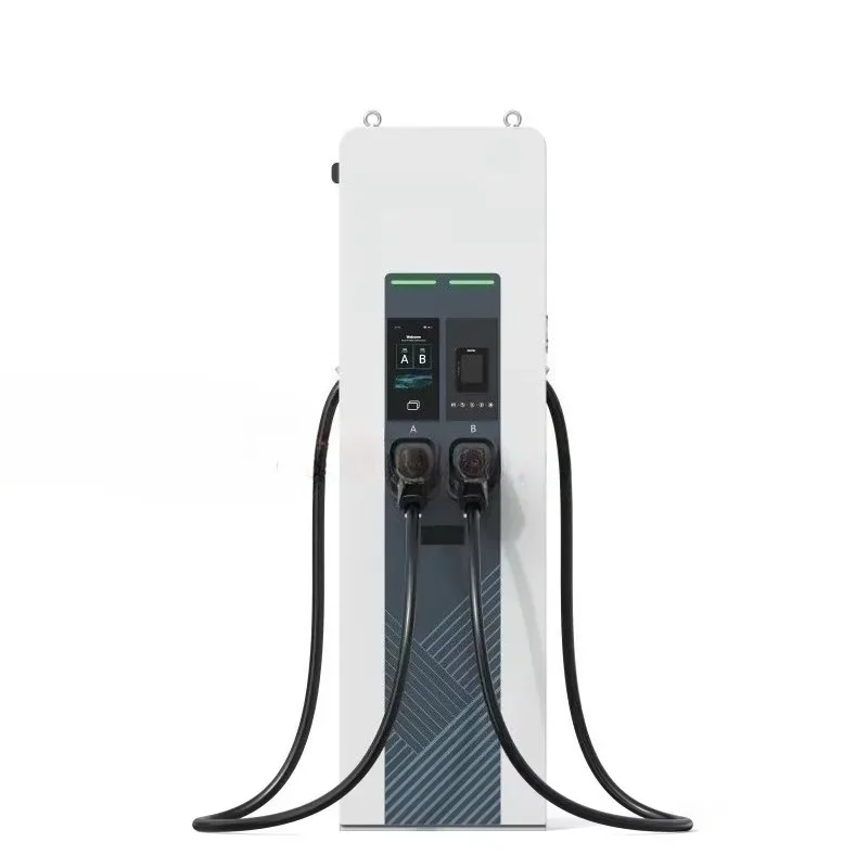 600A Dual Gun Split DC Fast Charger  Floor-Mounted EV Charging Station for Public Use ODM Manufacturer for EU Market