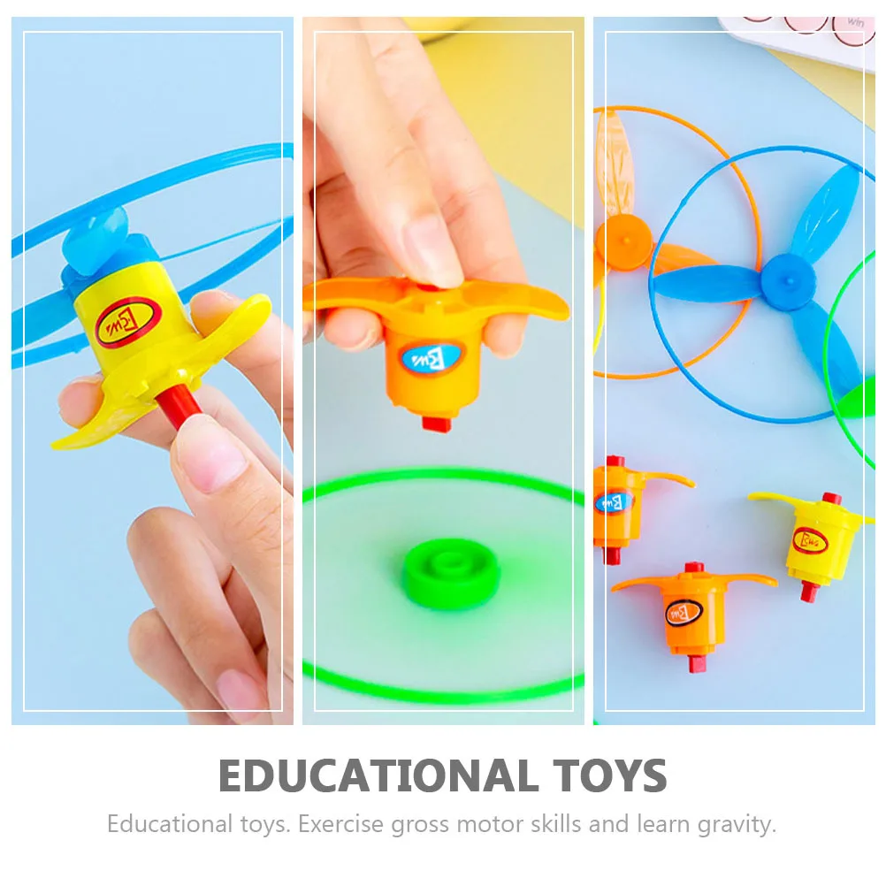 8 مجموعات من القرص الطائر الملون للرياضات الخارجية، لوحة رمي للأطفال، تعلم المهارات الحركية، لعبة طرد الجاذبية