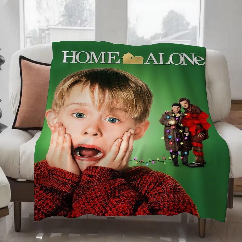 

Фильм H-HOME A-ALONE, забавное комедийное одеяло, легкий дизайн для общежитий, сон, гостиной, офиса, дивана, всесезонного