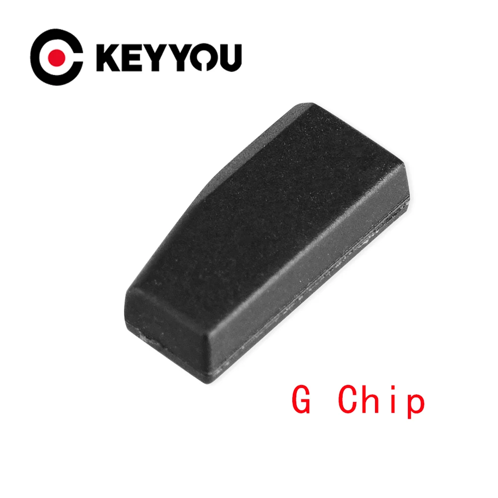 KEYYOU Transponder Key Remote Key Chip Blank per Toyota G Chip Transponder Carbon