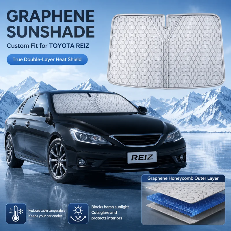 For Toyota REIZ Graphene Windshield Sunshade Custom Fit Car Sunshade UV Sun Protection Car Accessories