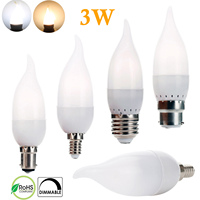 LED Candle Light Bulb Flicker Flame E14 E27 Edison Emulation Fire Lighting Vintage 3W AC220V Tail Retro Decor Energy Saving Lamp