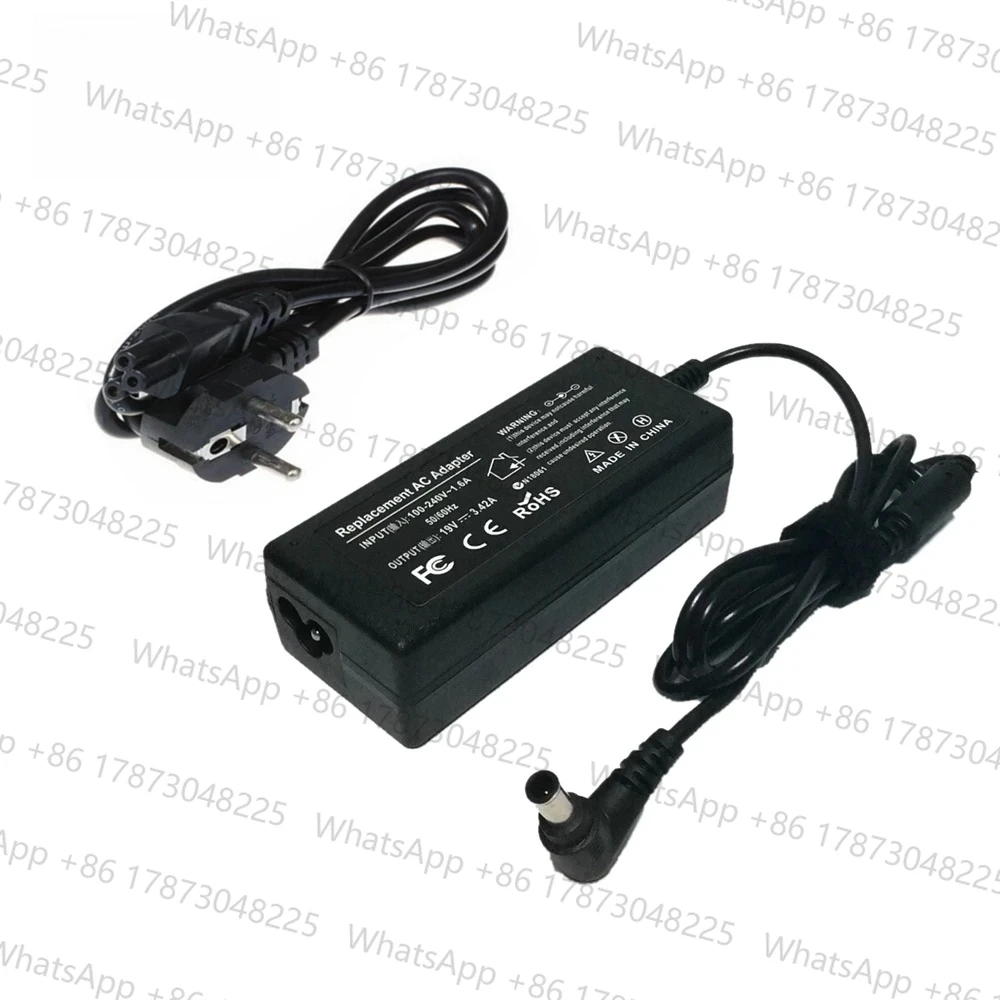 19V 3.42A Fit 19V 2.6A 2.53A AC cargador adaptador de fuente de alimentación para LG LCD Monitor 32mb25vq-B LCAP40 DA-65G19 PA-1650-68 PA-1650-43