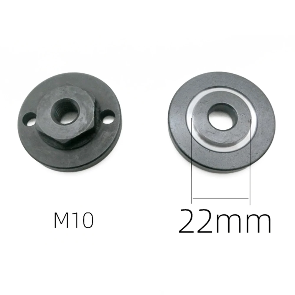 Durable Alloy Steel M10 Angle Grinder Inner Outer Flange Nut 20/22/22.2mm Press Plate Holes for Circular Saw Blade 100 Grinder - view 4