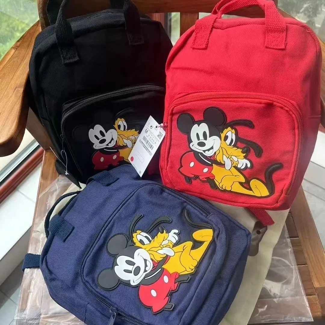 Disney cartoon Mickey Mouse New Kids Backpack Mini Schoolbag Girls and Boys Cute Shoulder Bag