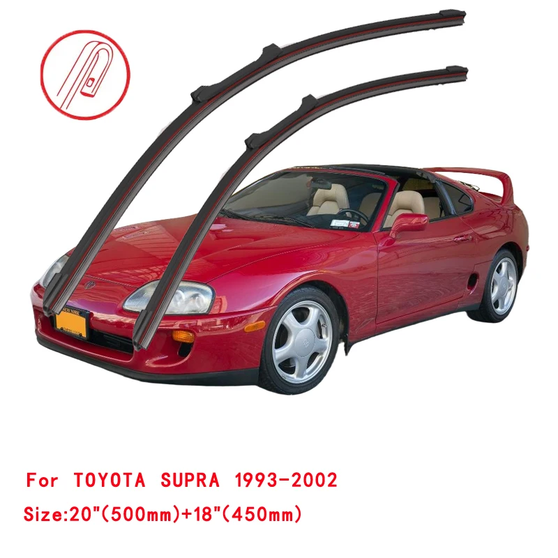 

For TOYOTA SUPRA A8 DB 1993 2002 2019 2020 2021 2022 2023 Windscreen Windshield Brushes Accessories Front Washer Car Wiper Blade