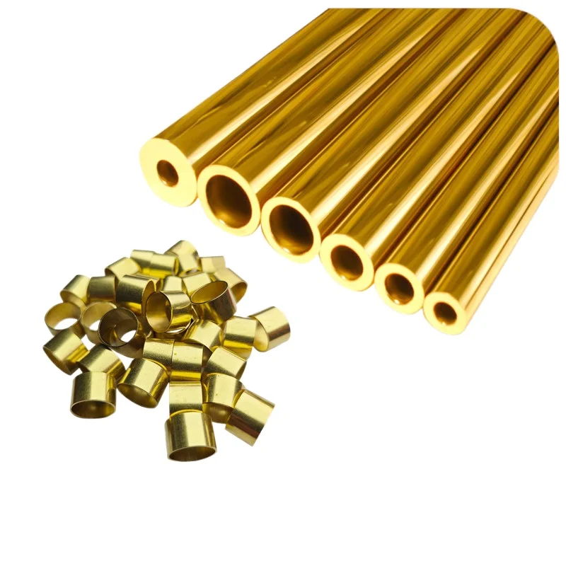 H62 Brass tube 0.5-2mm wall thickness 1.5-30mm OD 500mm length brass pipe Straight tubing copper Seamless Round Pipe tube