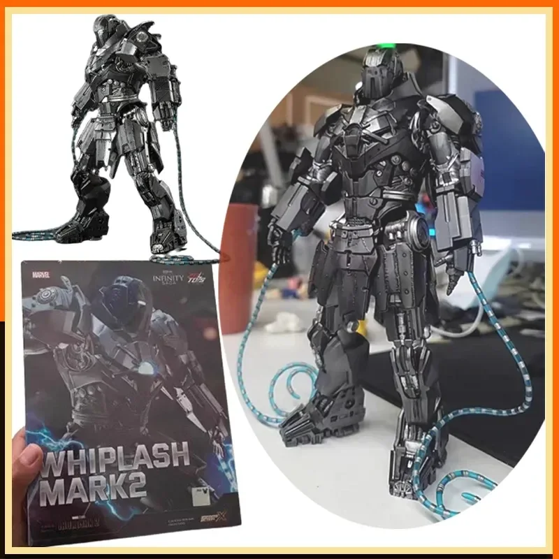 Zdtoys Marvel Blacklash Iron Man Whiplash Mark2 Action Figure Collection Mk3 Mk39 Figurine Model Statue Decoration Gift Toys