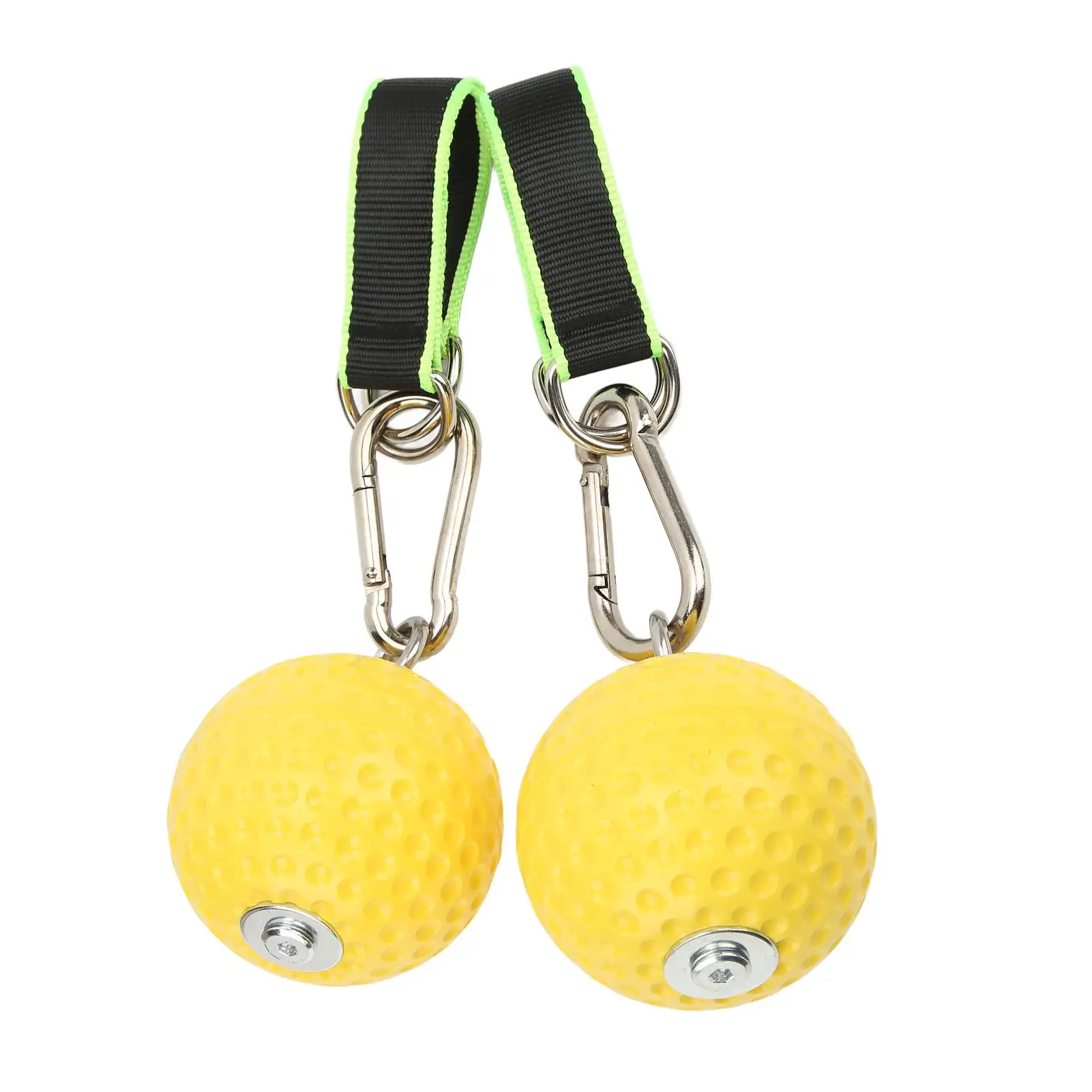 

Durable Non-Slip Pull Up Hand Grips with Connection Buckle | High Strength Rust-Resistant Fitness Training Balls