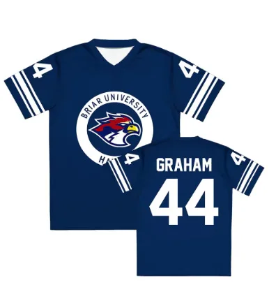 

Off Campus Cosplay Costume Briar University Hawks Graham 44 Graphics Unisex Shirt Summer Men's O-neck Ice Hockey Tshirt XS-5XL