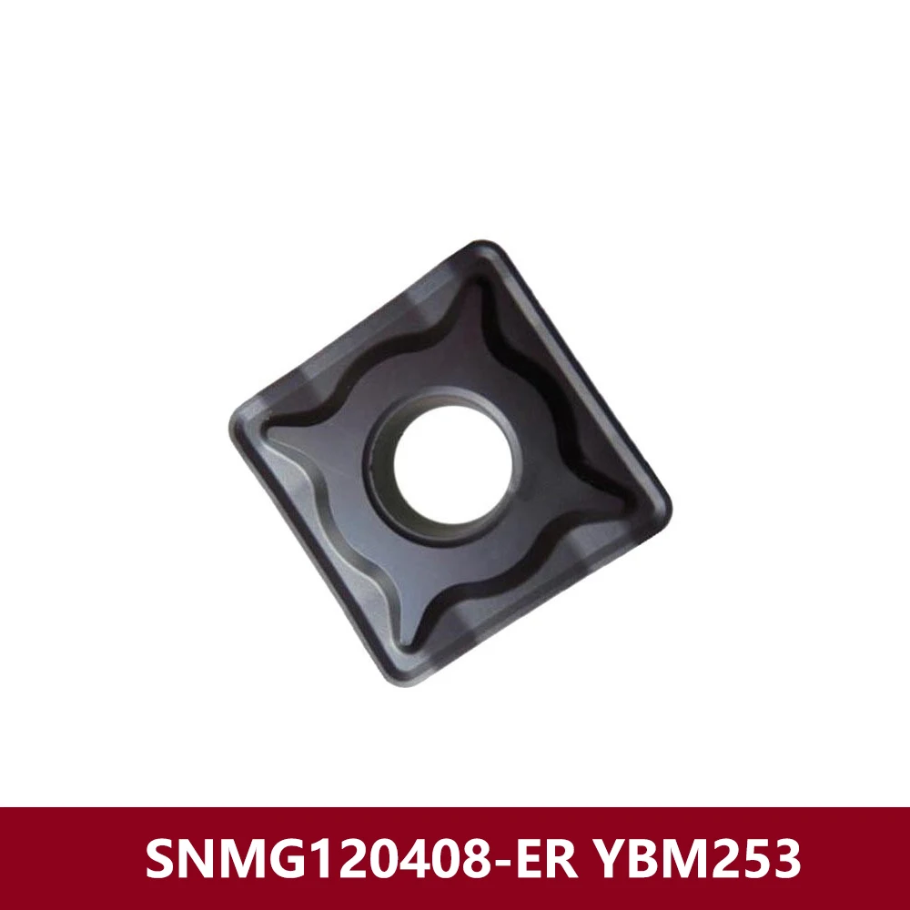 Original SNMG120408-ER YBM253 SNMG432-ER Carbide Inserts CNC Lathe Cutter SNMG120408 SNMG 120408 ER 120408ER Turning Tools Bar