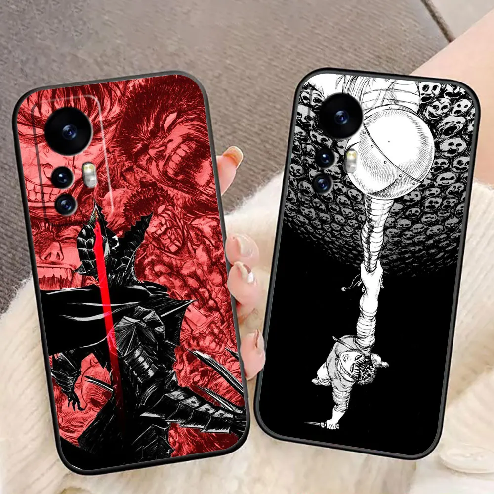 

Comic B-Berserk Guts Cover Phone Case For Xiaomi 15 15T 14 14T 13 12T 11 11T POCO F8 F7 F6 F5 X7 X5 M6 M7 PRO Ultra DIY Case