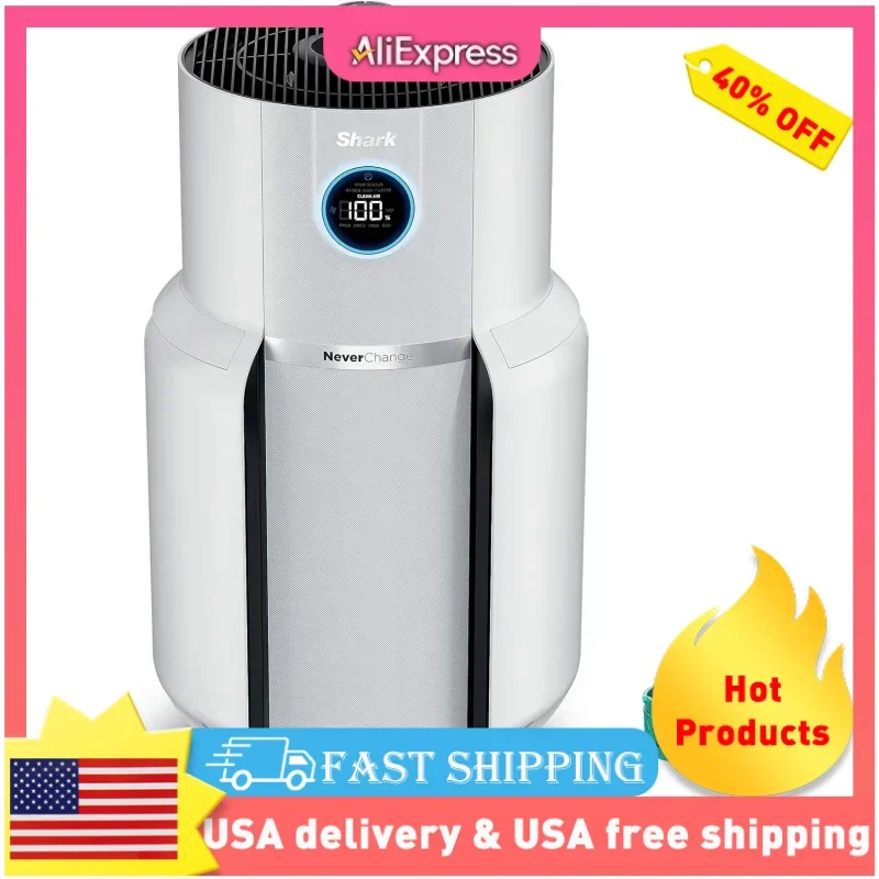 

QWNeverChange Whole Home Air Purifier HEPA Air Filtration,Covers Up To 1400 Sq Ft,Odor Neutralization and Clean Sense,HP302