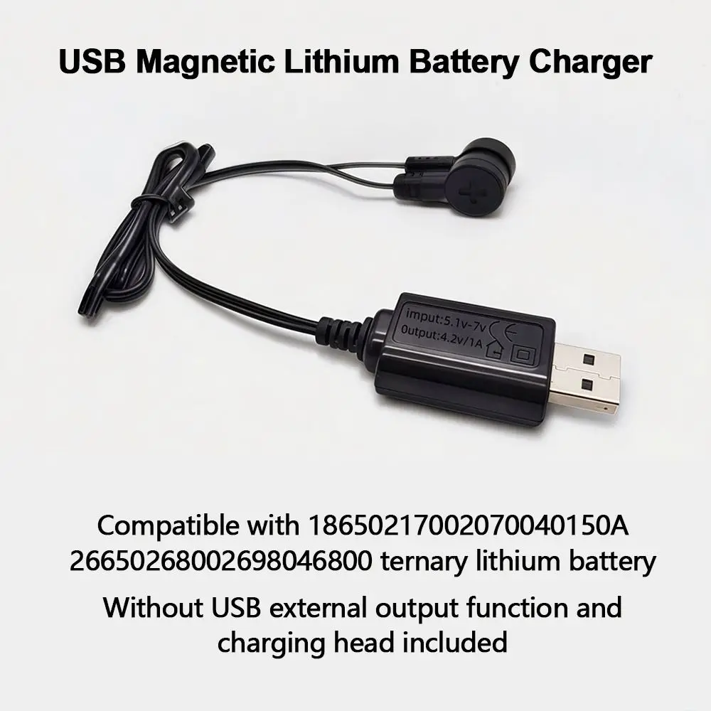1Pcs Magnetic Lithium Battery Charger USB Universal Battery Charging Cable 3.7V 4.2V USB Magnetic Charger