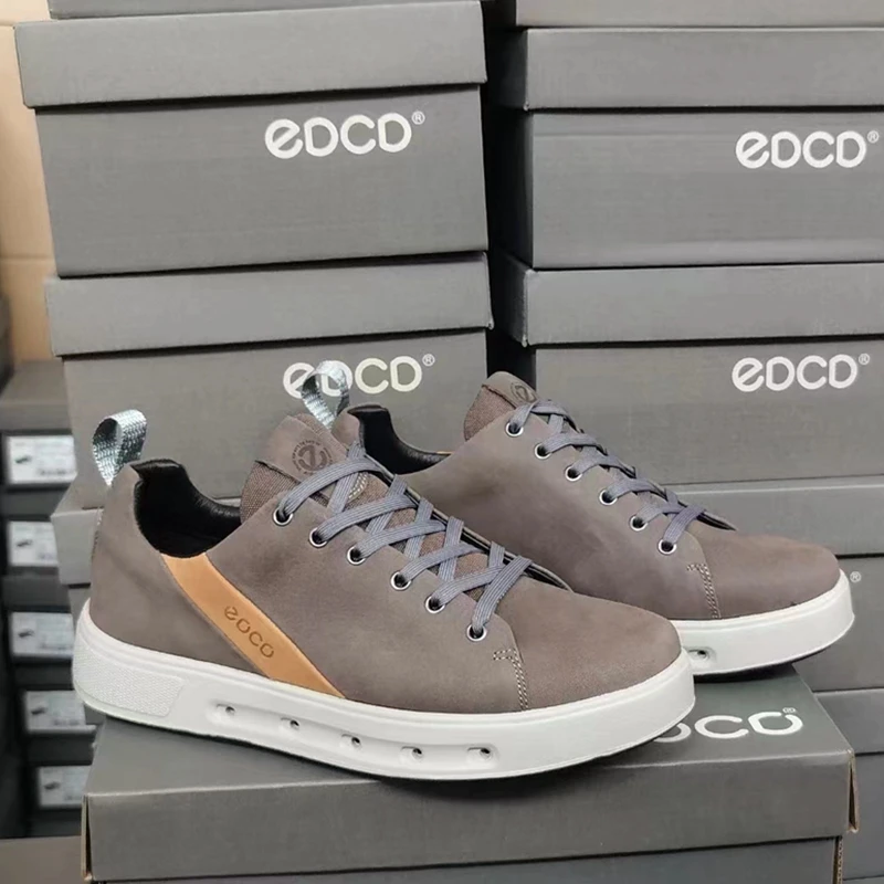 Zapatos Deportivos impermeables de Material de cuero para hombres, antideslizantes, aumentan la altura, al aire libre, ocio, correr, Golf, alta