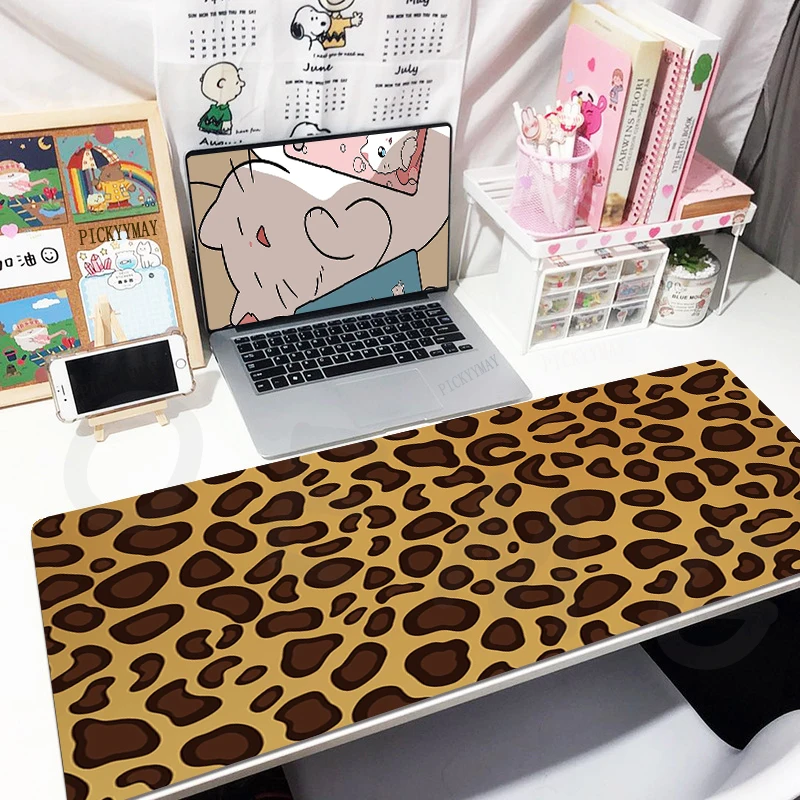 Leopard Print Mouse Pads Gaming Mousepad Gamer Mouse Mat Keyboard Mats Desk Pad Mousepads XXL Original Design For Computer