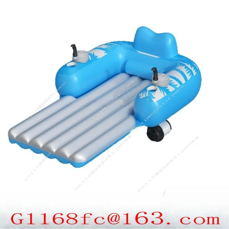Inflatable Swimming Pool Boat Floating Rechargeable Water Pump Portable Drainage Motor Boat