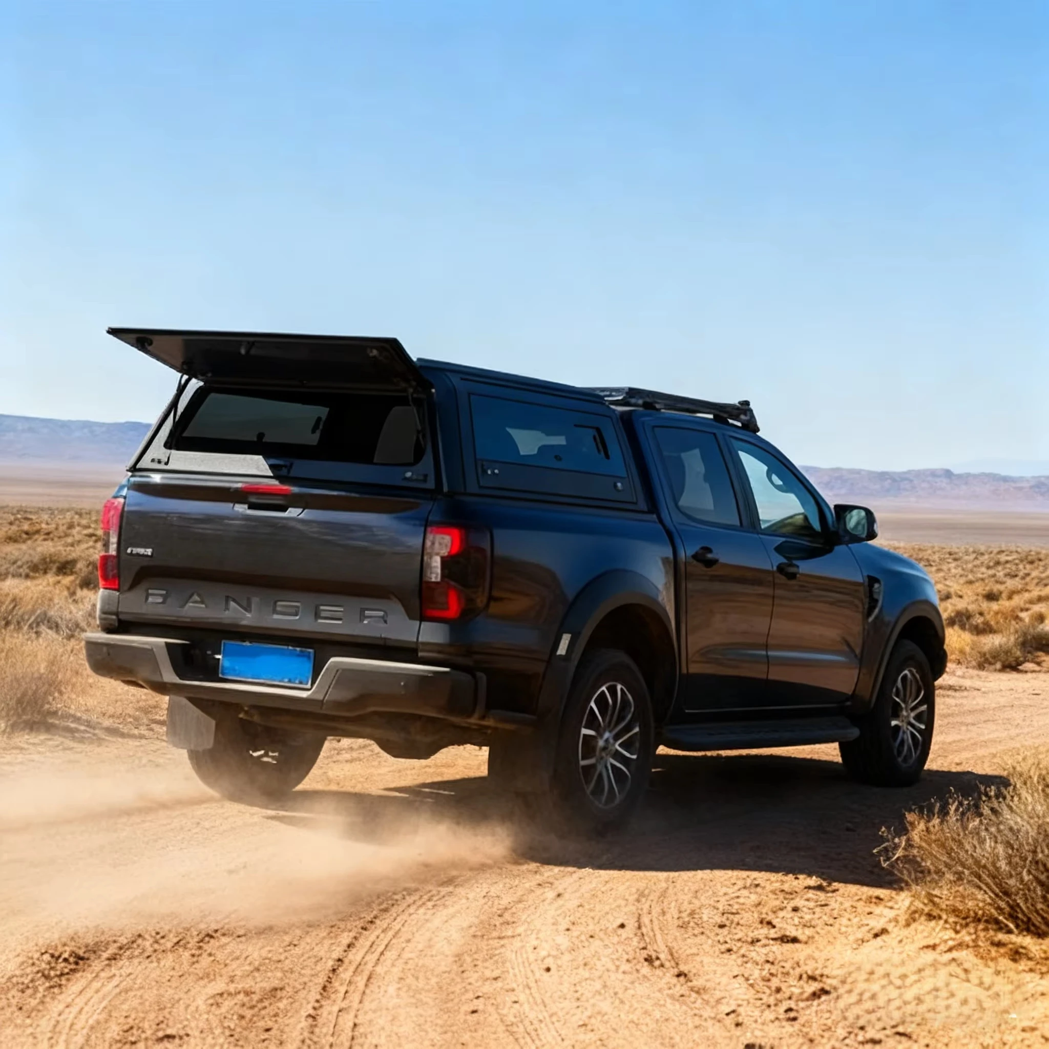 

4*4 Pickup Truck Canopy - Lightweight Aluminum Cap Truck Toppers for F150 5.5FT