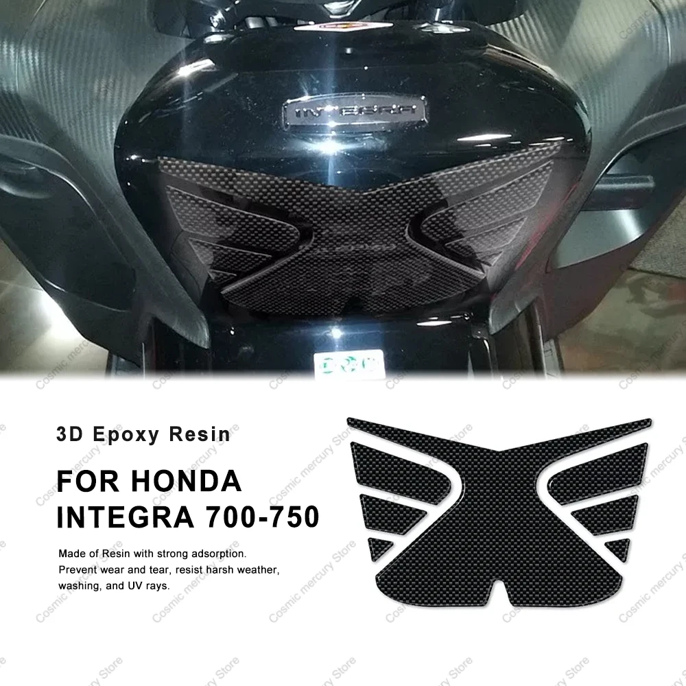 3D Door Protection Sticker Epoxy Resin Sticker Motorcycle Fuel Tank Protection Pad For HONDA INTEGRA 700-750