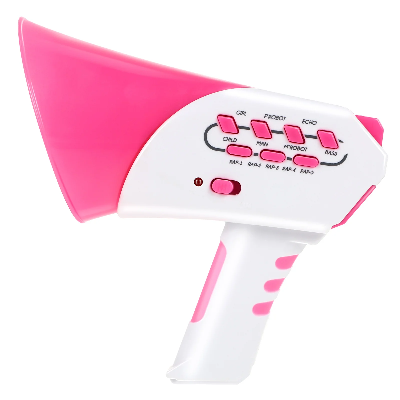 

1Pcs Creative Voice Changer Funny Megaphone Role Cosplay Party Prank Pink Lightweight Portable Ecofriendly Plastic