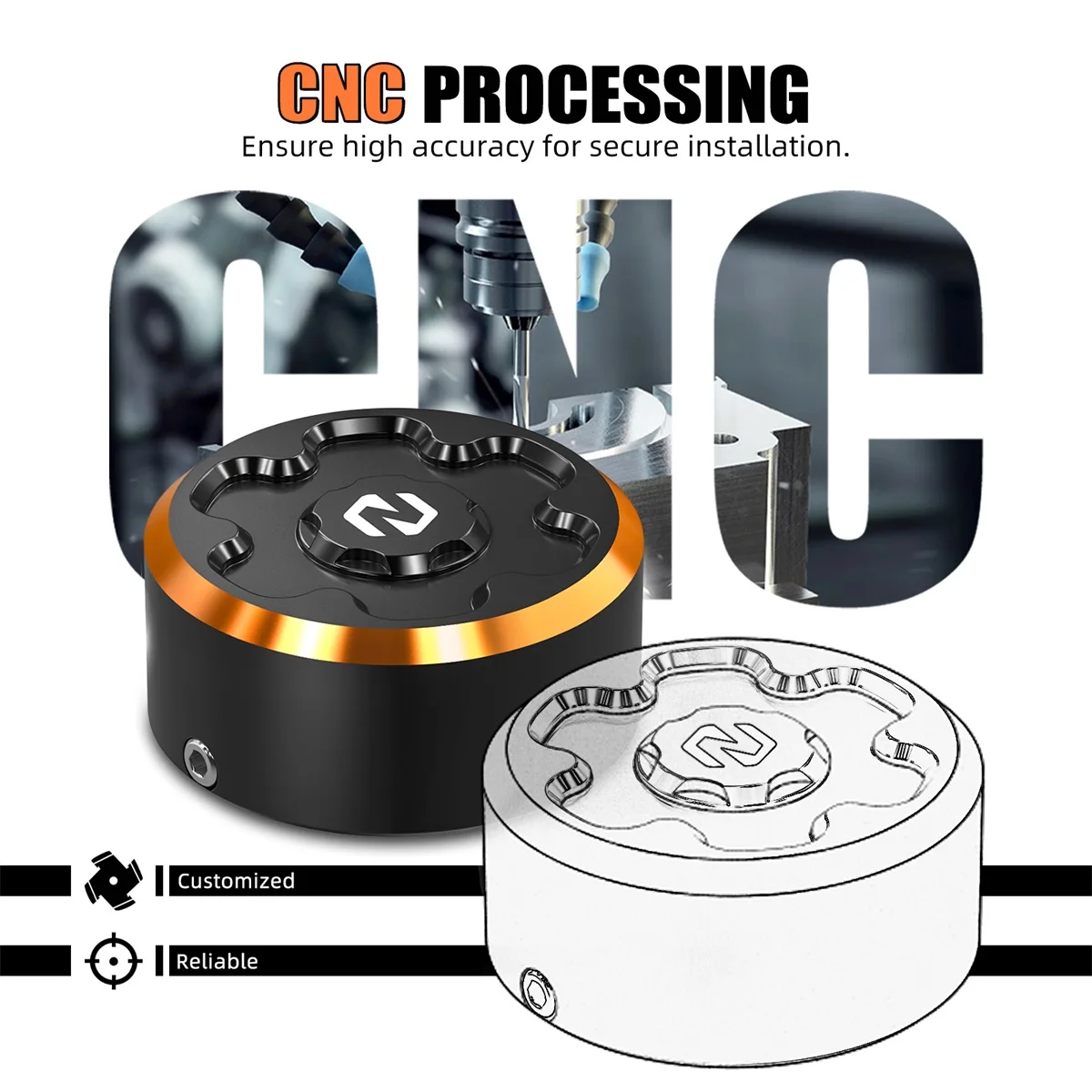 NICECNC Upper Fork Stem Nut Covers Caps For Harley Sportster S RH1250S 2021-2024 RH 1250S RH1250 S RH 1250 S 2021 2022 2023 2024
