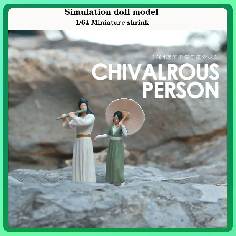 

1/64 Diorama Figure Figure City Street Scene Display Doll Model Prop Model For Model Car Cowgirl Young Hero Fashion Girl