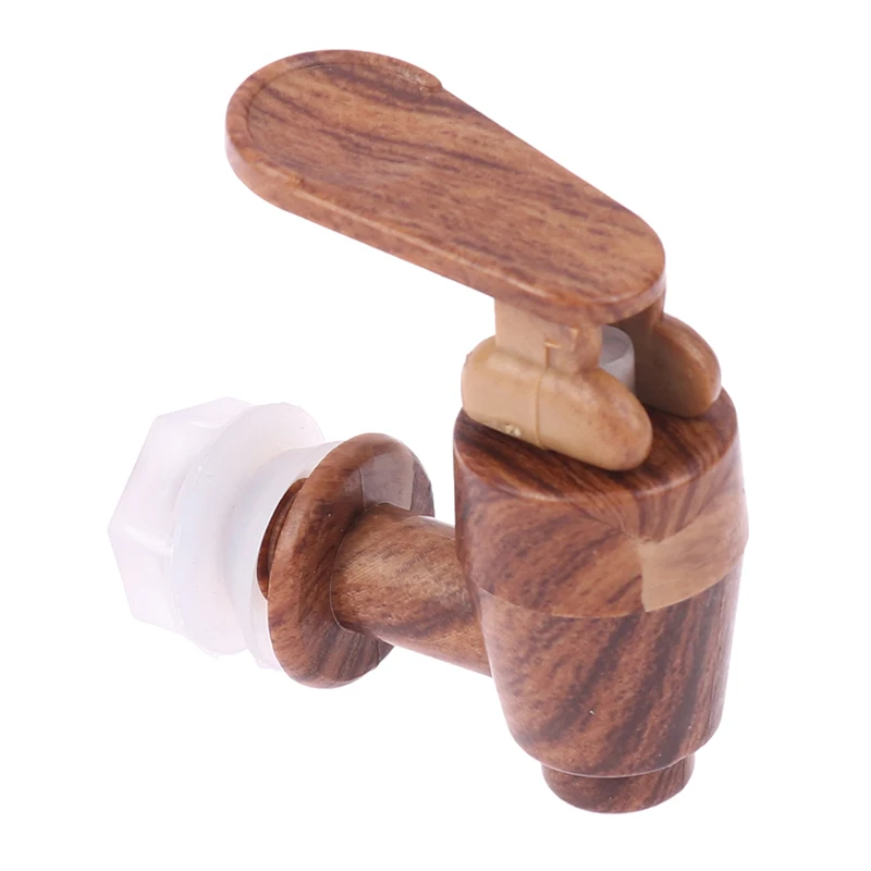 Wood grain 12mm Leak Proof Faucet Water Tap Glass Wine Bottle Jar Barrel Water Tank Faucet With Filter Wine Valve Water Dispense