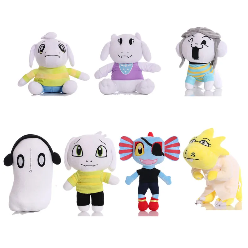 Hot Game Undertale Plush Toy Chara Frisk Papyrus Ootopus Alphys Toriel Stuffed Toys Plushie Figures Sofa Decoration Pillows