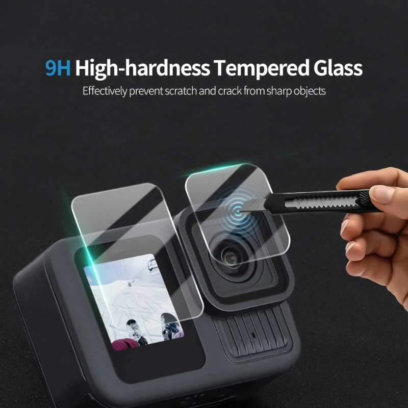 Tempered Glass Screen Protector for 13 Black, 9H Surfaces Hardness, Fingerprints Proof, Thin Film