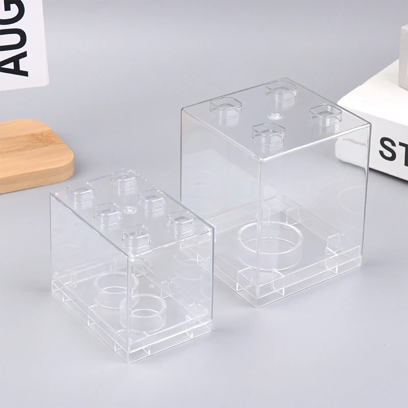 1Pcs Auto Modelle Lagerung Box Figuren Display Boxen Acryl Box Staubdicht Schutz Vitrine Sammlerstücke Display Box