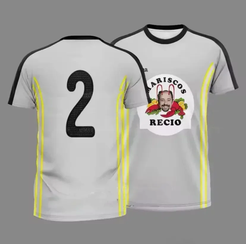 الرجال تي شيرت رياضي المأكولات البحرية الروبيان طباعة قصيرة الأكمام الأطفال عادية فضفاض تي شيرت هدية الكريسماس ملابس علوية للحفلات ريسيو مطبوعة تيز