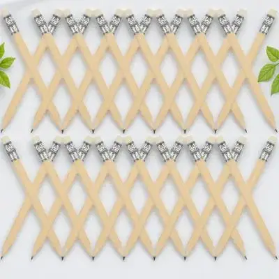 

100 шт. деревянных карандашей, портативные, легкие, короткие, для письма, рисования, скетчинга, для офиса, для художников, с плавным письмом