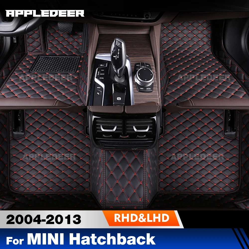 

Car Floor Mats For MINI Hatchback 2004 2005 2006 2007 2008-2013 Custom Auto Foot Pads Carpet Cover interior accessories