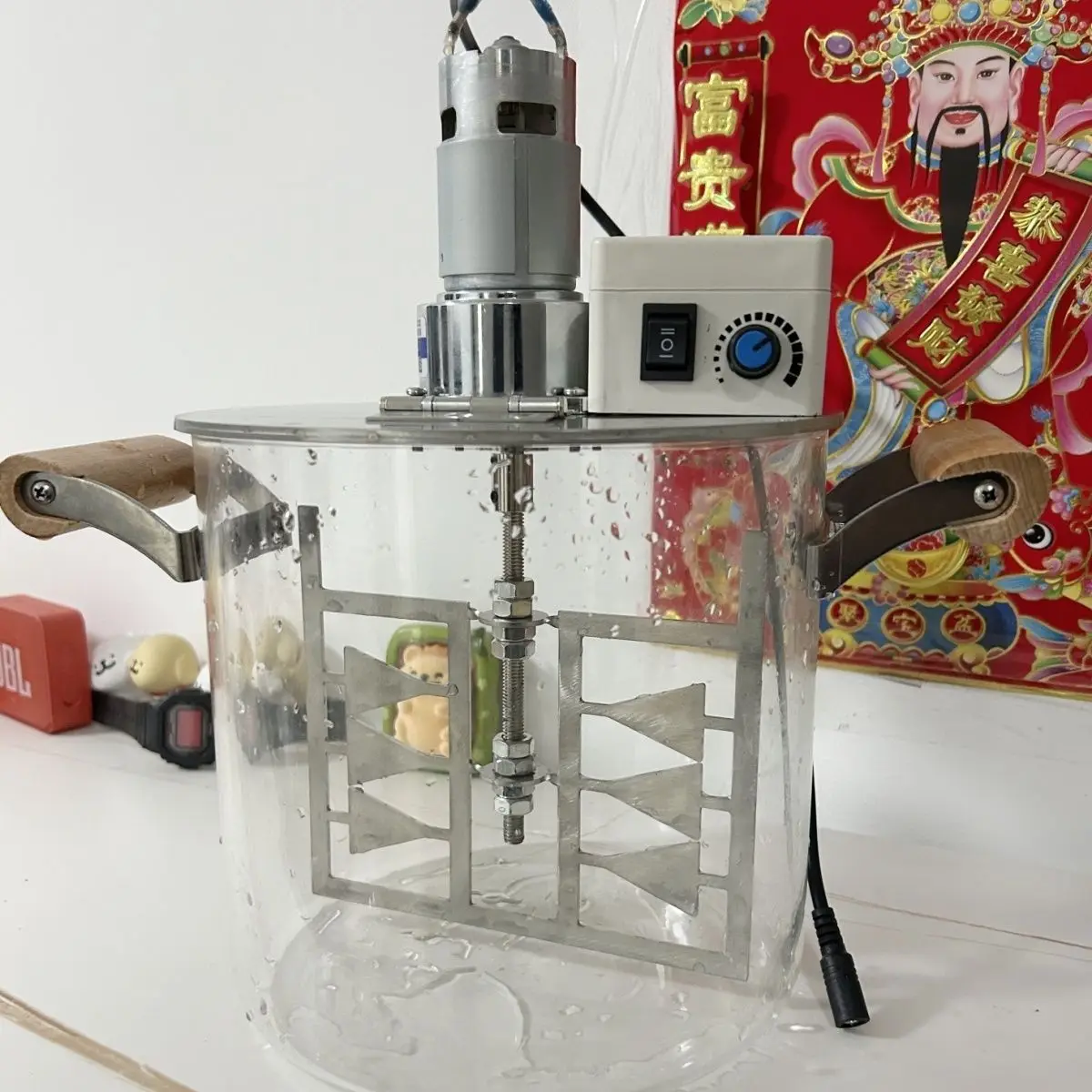 

Factory Wholesales 36w Soap Noodles Mixer High-efficient-soap-mixer 5.5L Capacity Automatic Stain Stelll Soap bar Mixer Machine