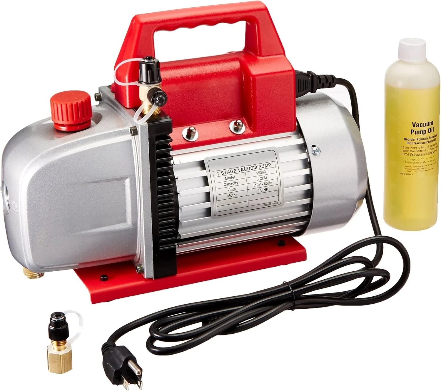 (15300) Economy Vacuum Pump - 2-Stage, 3 CFM
