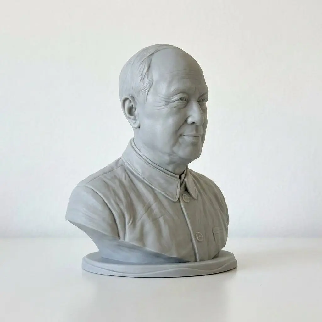 Qian Xuesen Statue Figurine 3D Printed Resin Modle Collection Ornament History Sculpture Miniature Decoration Craft Gift