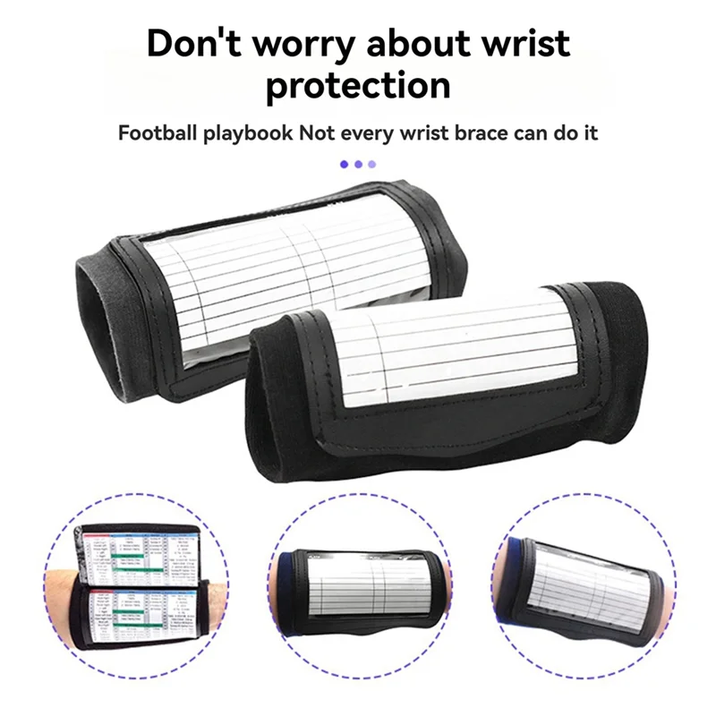 A48F-2 Pack Adult Sports Wristbands For Football, Baseball, And Coaching - Arm Bands