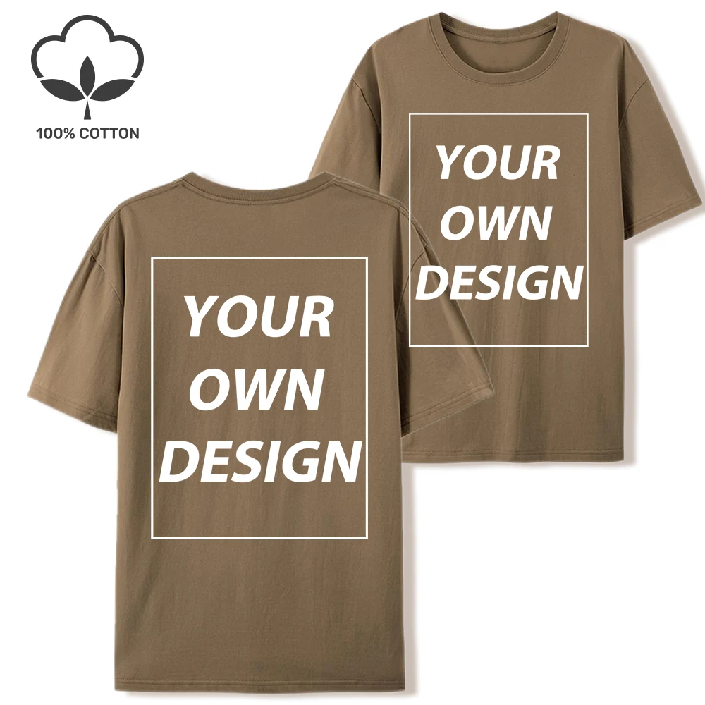 21 Farben Individuelles T-Shirt Personalisiertes Design Damen Casual Rundhals-T-Shirts Baumwolle Sommerkleidung Y2K Atmungsaktive Oversize-Tops – Detail 31