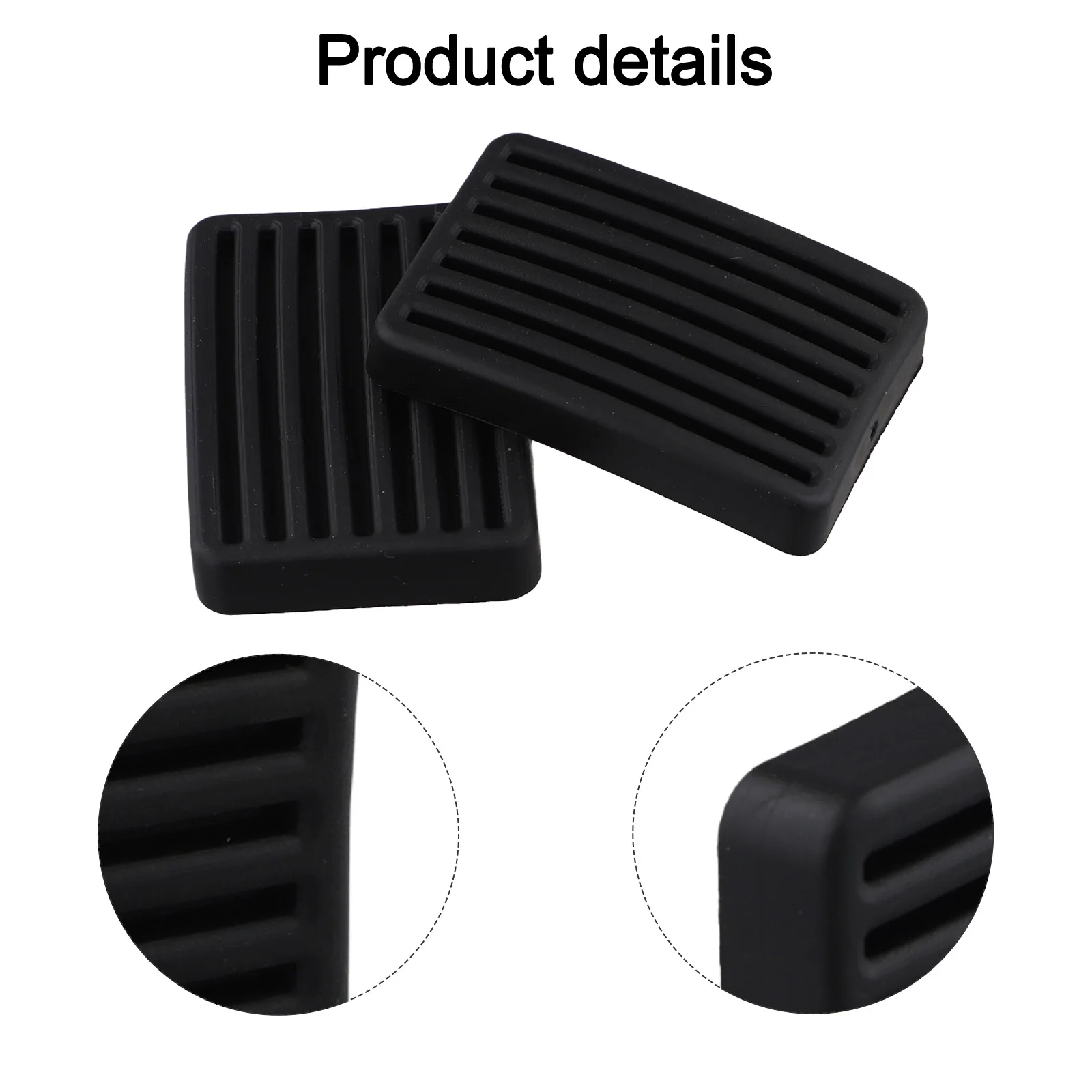 For Hyundai Brake Pedal Pad Precision-crafted Rubber Stylish 3282524000 Corrosion-resistant Direct Replacement