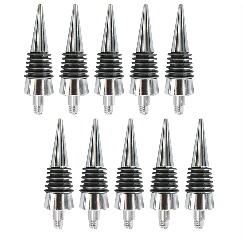 10 Pcs Thread Wine Bottles Metal Stoppers Set,Blank Bottles Stopper Gifts for Wedding Wine Party