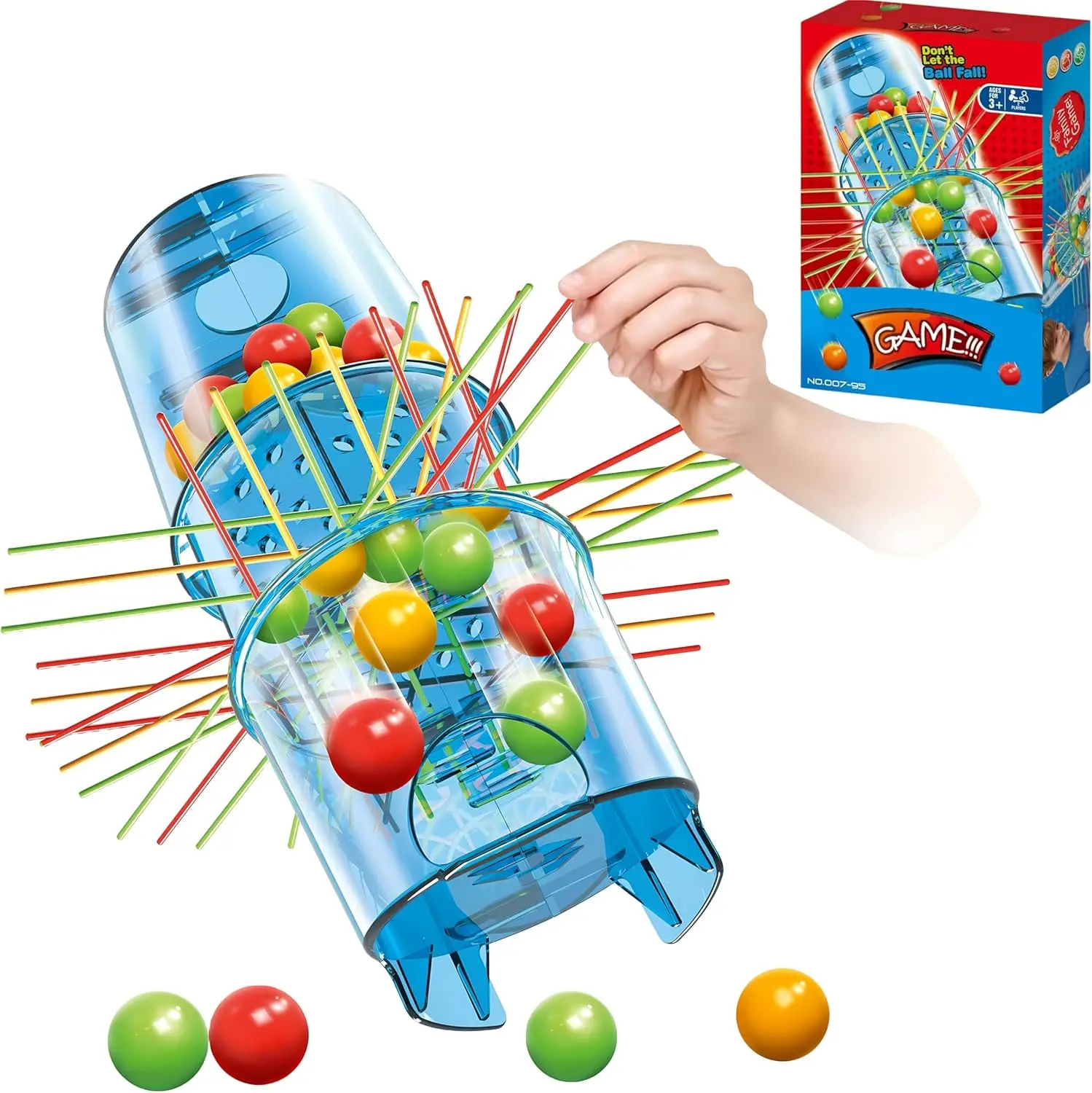 

Don'T Let The Ball Fall,Best Board Game for Family,Party,Puzzle toy,2-4 Players,hand-eye coordination, fine motor, thinking