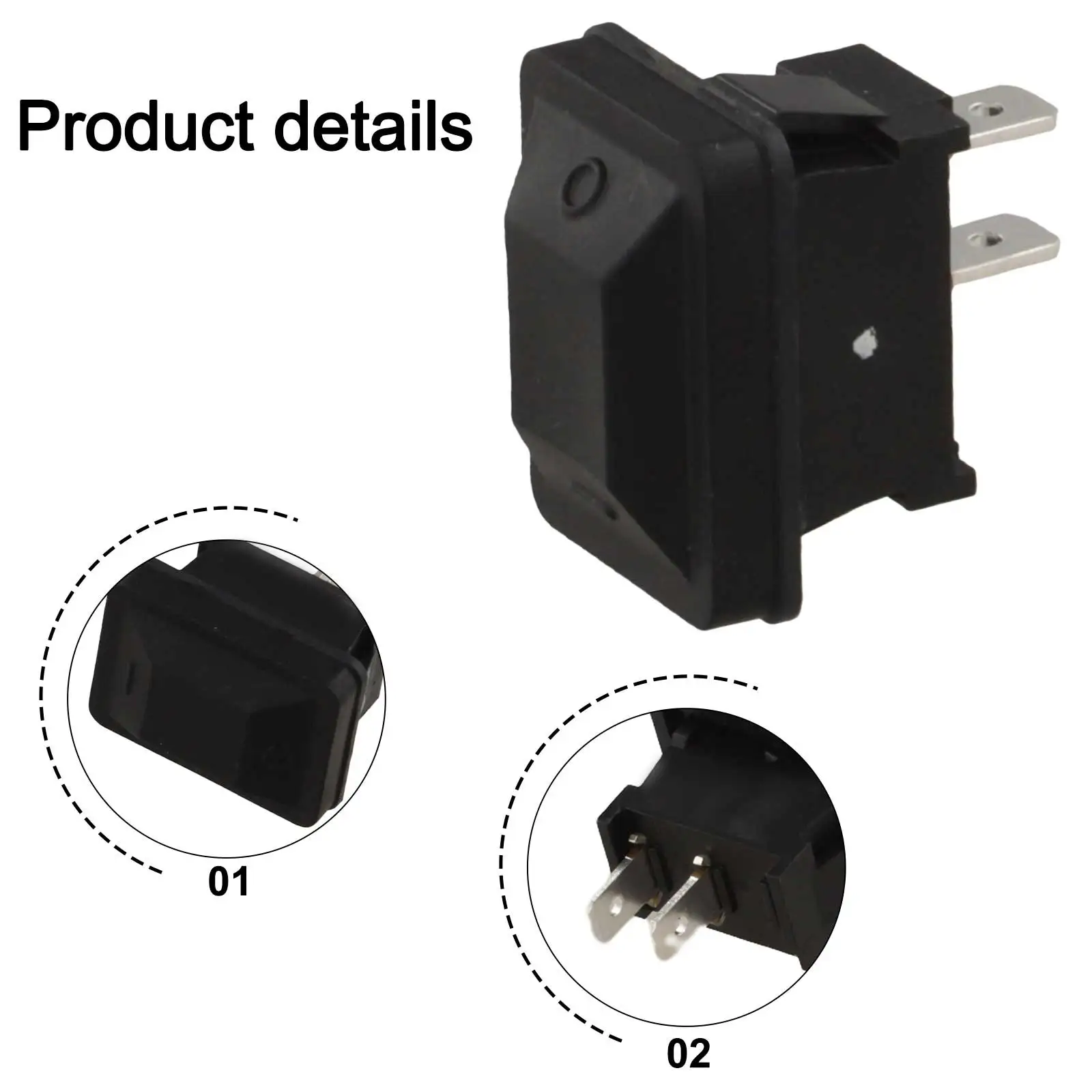

New Unused Sander Switch Power Tool Accessory Switch Part On Off Switch Part Number Identification Plastic Material
