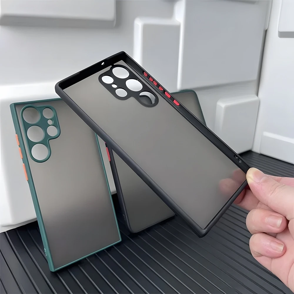 حافظة لهاتف سامسونج S25 Ultra S24 Fe S23 S22 S21 Plus A53 A55 A54 A53 A16 A14 A13 غطاء غير لامع #2