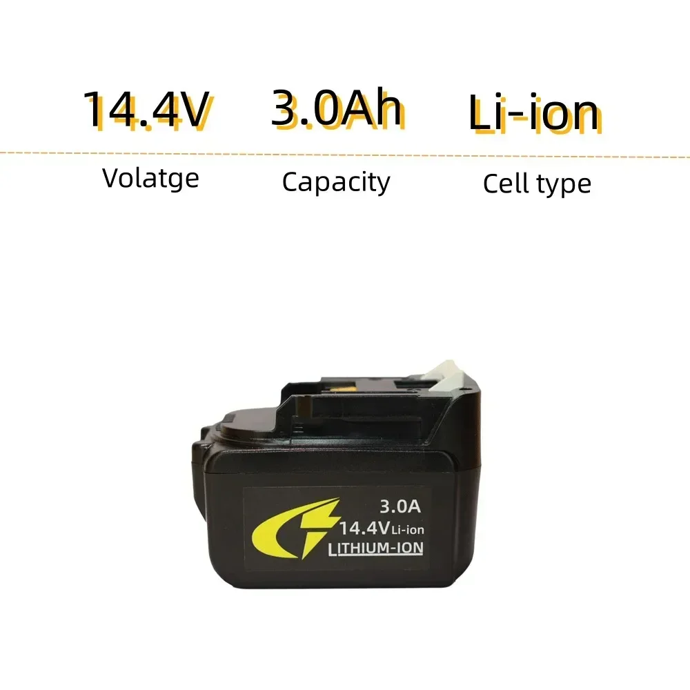 14.4V 3.0Ah 3000mAh Lithium-Ion BL1430 Rechargeable Battery for Makita Cordless Tools BL1440 DA340DRF BDF343 Free post